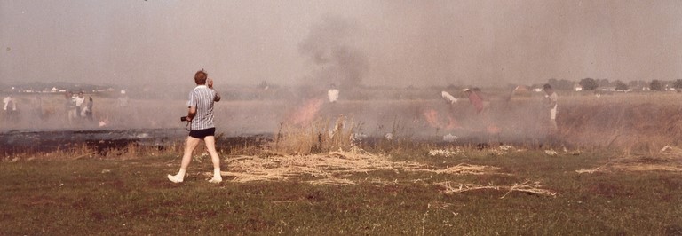 Incendie au terrain de l'aéroclub